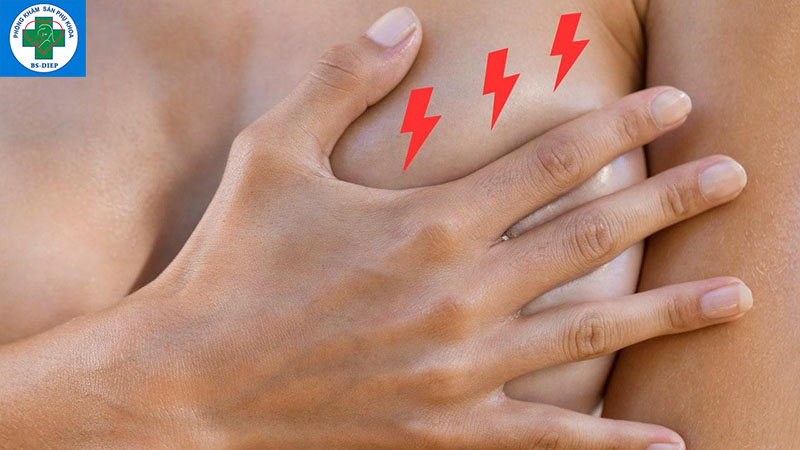 Đau đầu nhũ hoa khi mang thai