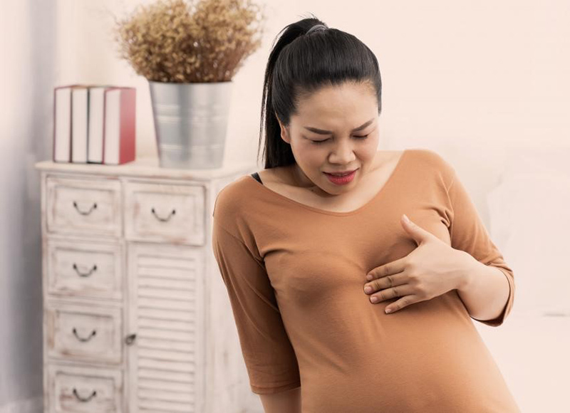 Khó thở khi mang thai